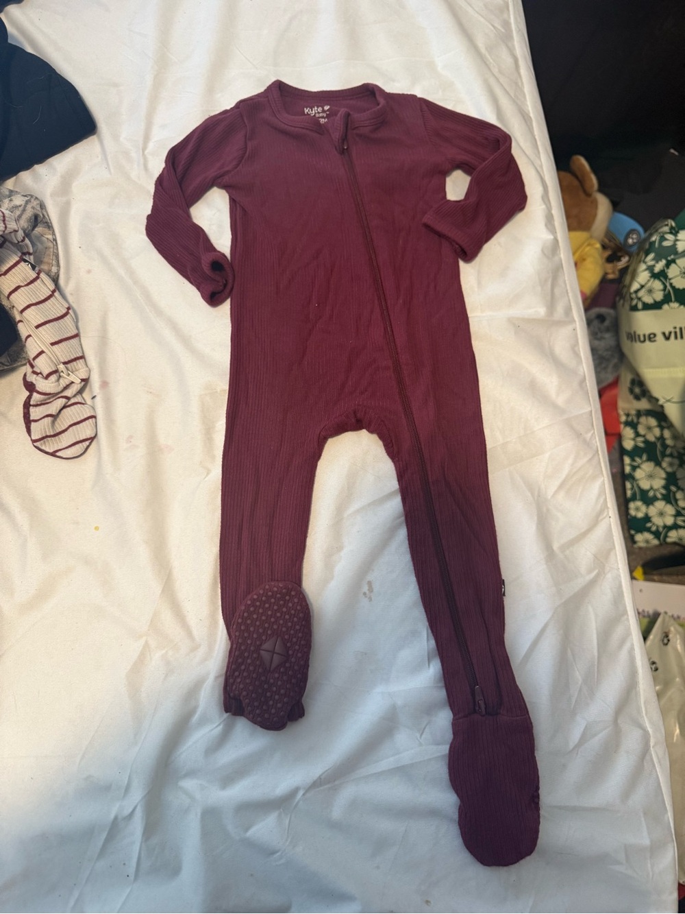 Kyte baby ribbed footie